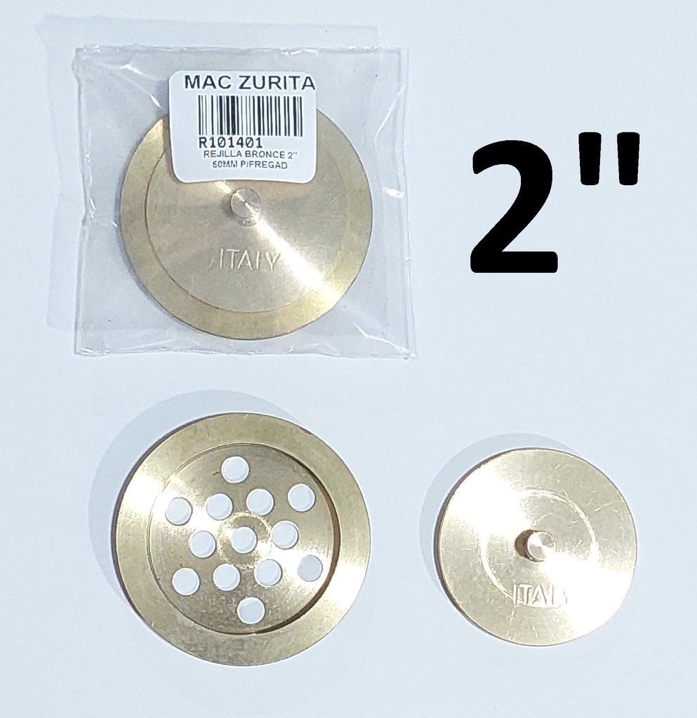 REJILLA BRONCE 2´´ 50MM P/FREGAD