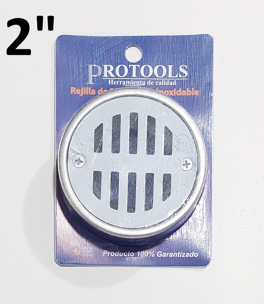 REJILLA 50MM P/PISO PROTOOLS AC.INOXIDABLE