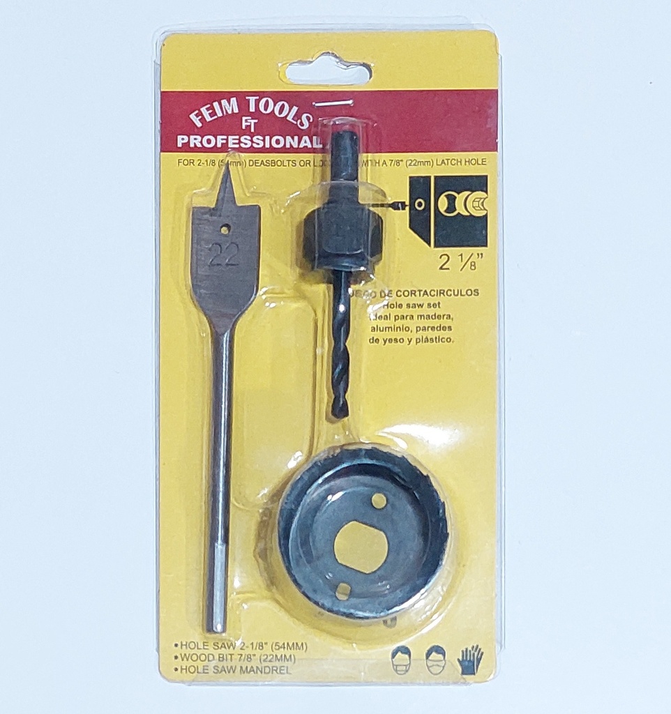 JGO SIERRA COPA 3 PCS P/MADERA FEIM