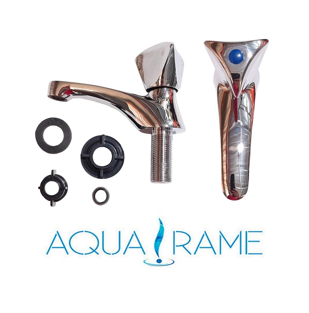 LLAVE LAVAMANOS AQUARAME 1/4V CROMO PULIDO