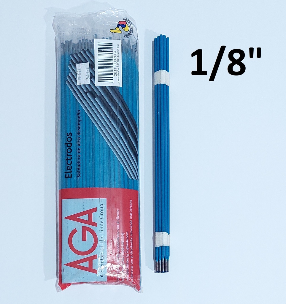 SOLDAD.AGA 6013 1/8 LB RELLENO R-15