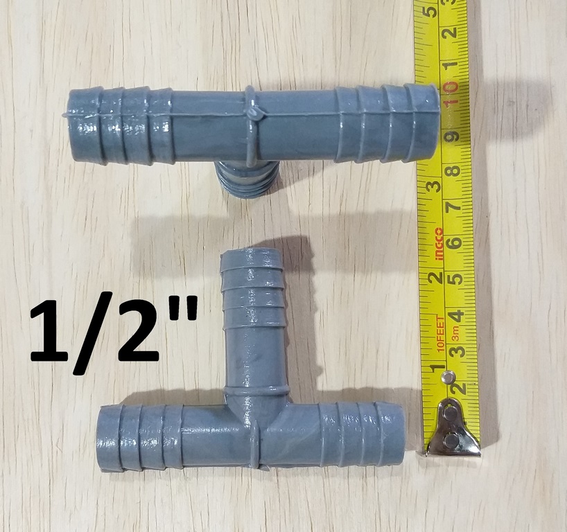 TEE FLEX 1/2´´ GRIS