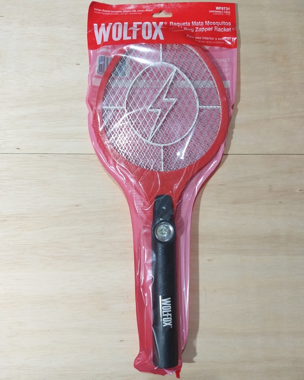 RAQUETA MATA MOSQUITOS WOLFOX WF9731