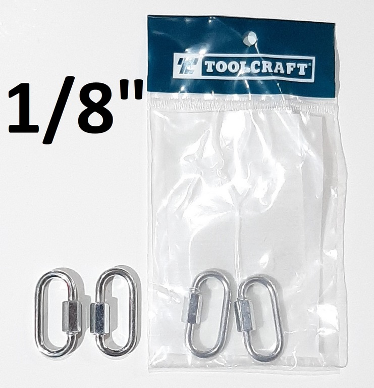 MOSQUETON C/SEGURO 2PCS 1/8 TC2602