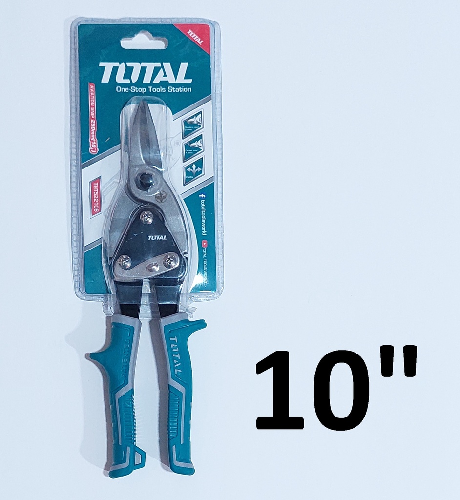 TIJERA DE AVIACION RECTA TOTAL 250MM (10) 522106