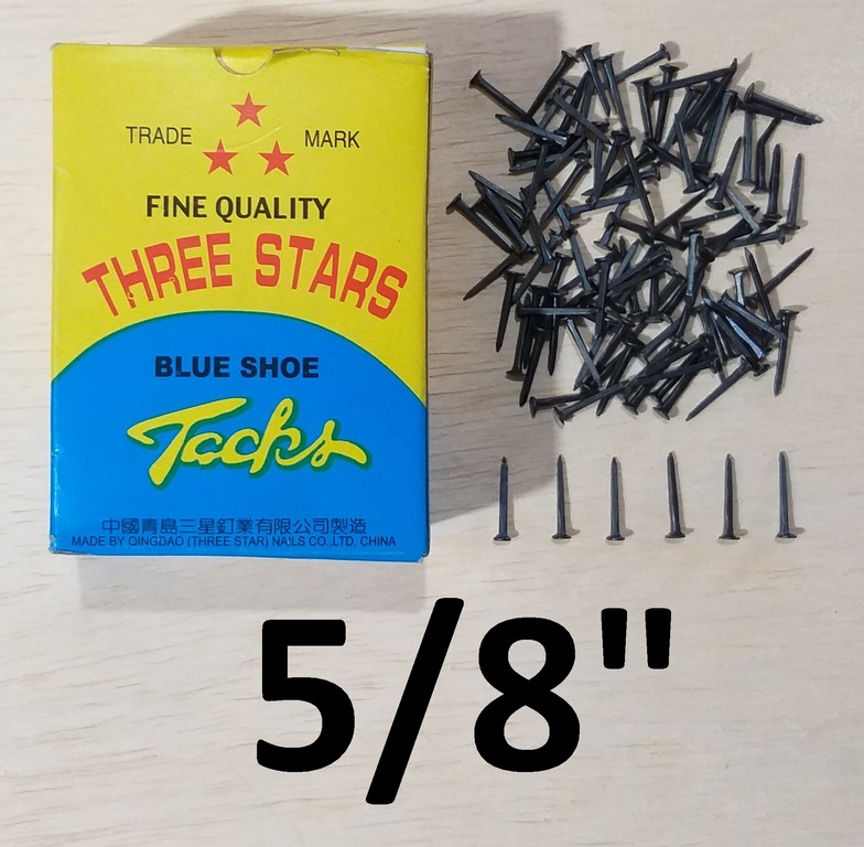 TACHUELA 5/8´´ NEGRA 5 ESTRELLAS