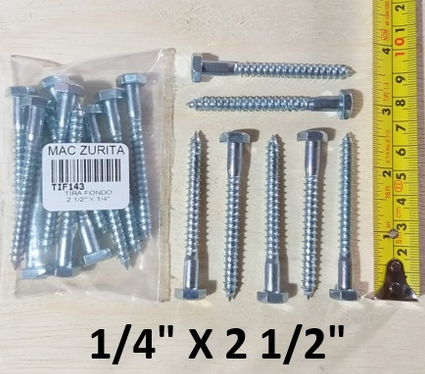 TIRA FONDO 1/4 X 2 1/2