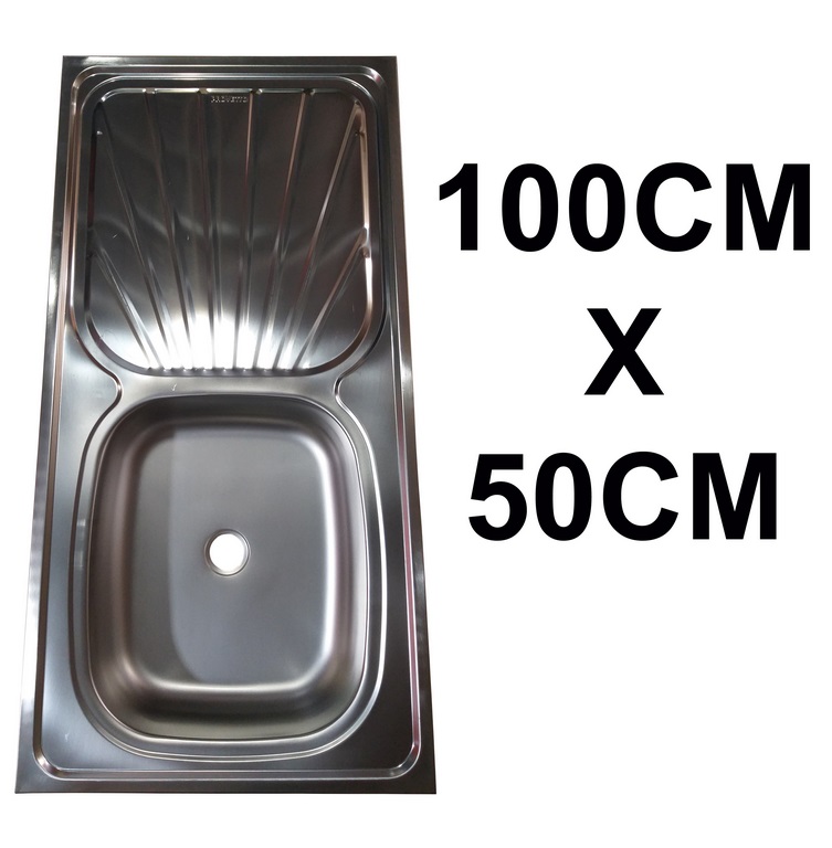 FREGADERO 1 POZO 100X50 PROYETTO MODELO NO 65696