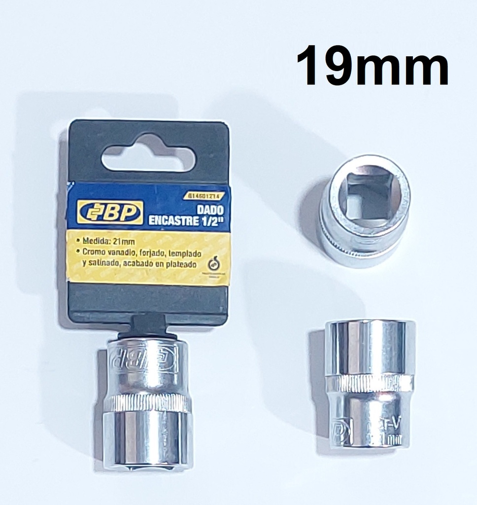 DADO BP 19MM 6PTS. 1/2´´