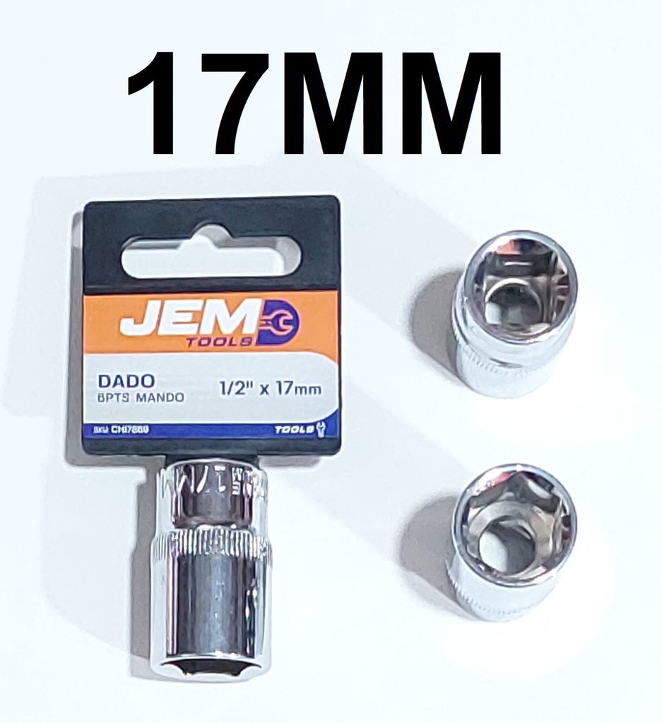 DADO 17 MM JEM M-1/2