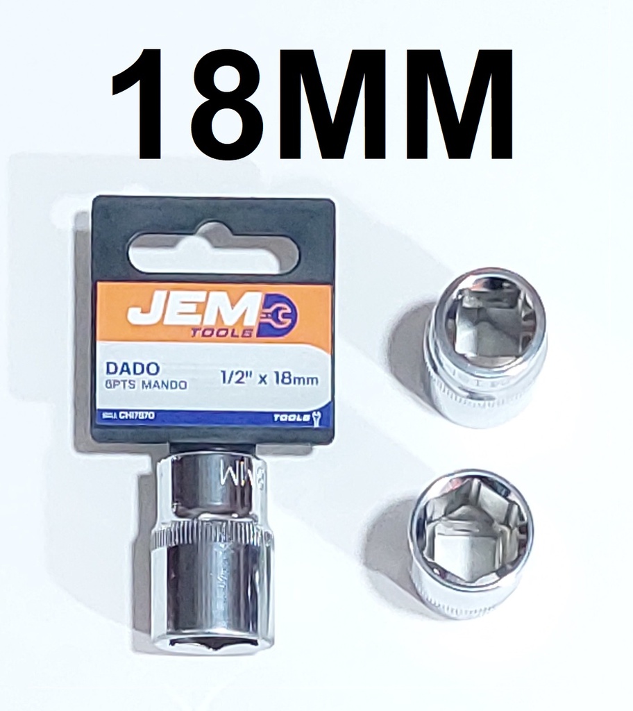 DADO JEM 18 MM  M-1/2
