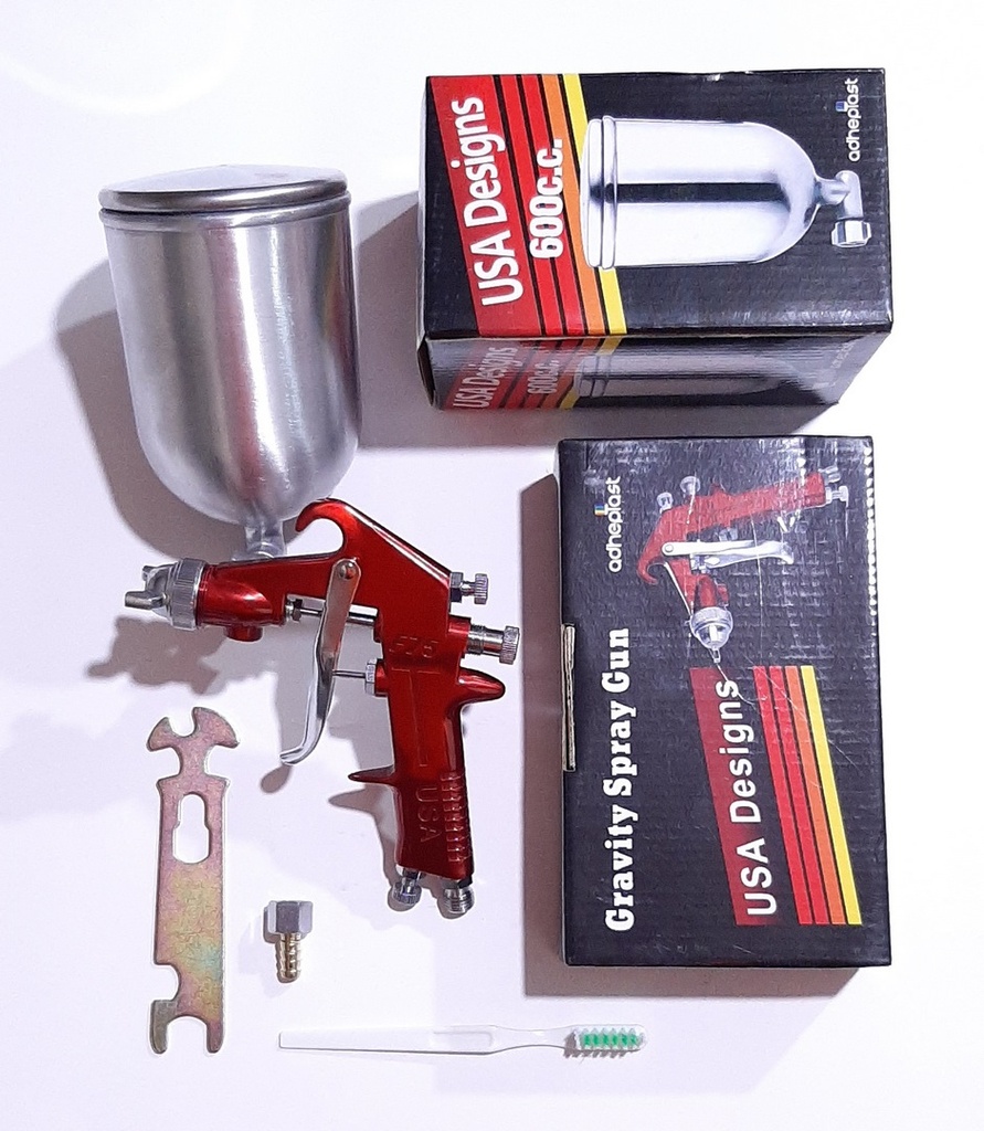 PISTOLA P/PINTAR 600 ML F-75G CENTURY ROJO