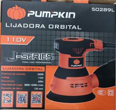 LIJADORA ORBITAL DE 5 350W PUMPKIN COD 50289L