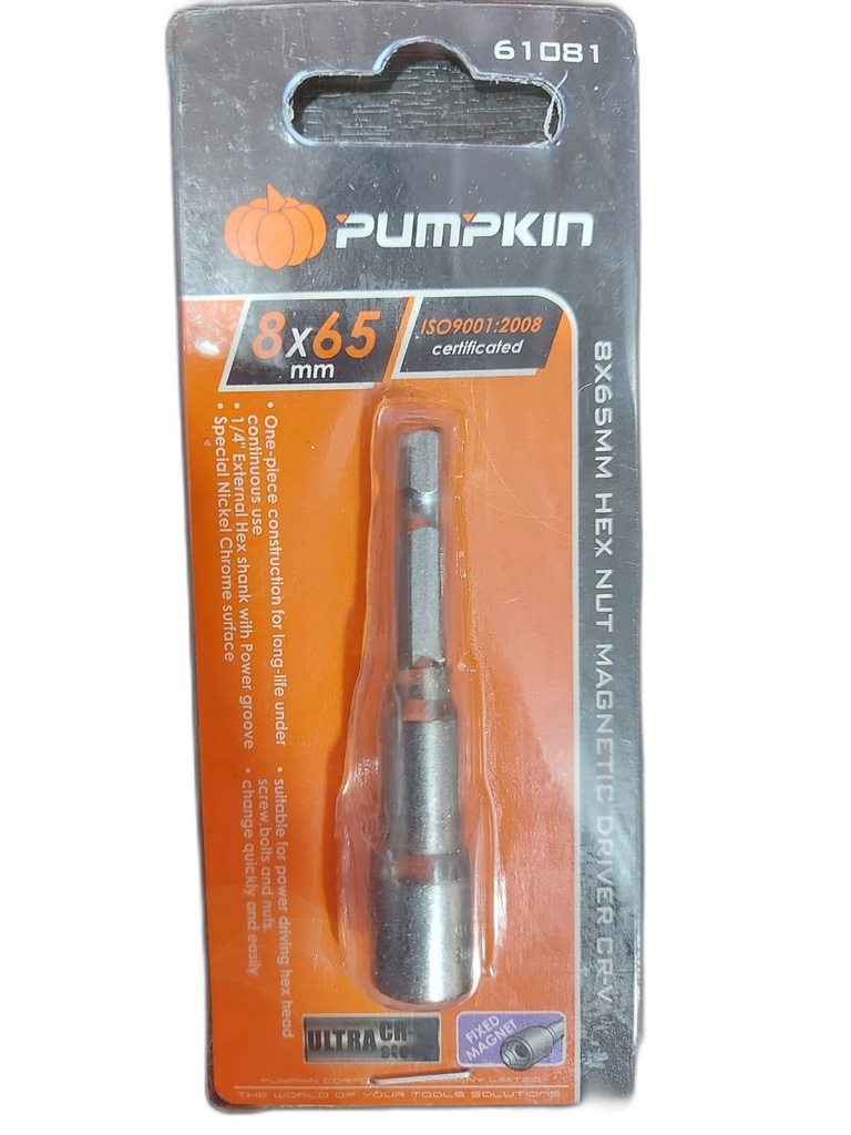 DADO MAGNETICO 8X60MM UNIDAD PUMPKIN