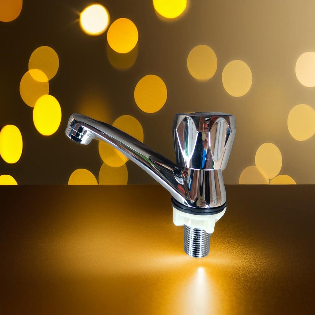 LLAVE LAVAMANOS FIORI 1/2´´ INCLIN POMO CROMADO MO-B005B