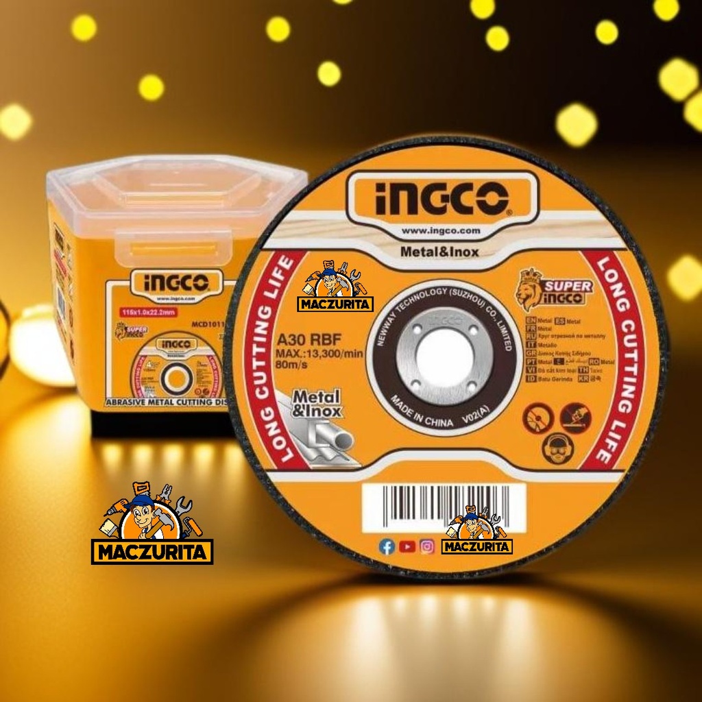 DISCO CORT.MET. 4 1/2´´ INGCO 3/64´´ 1.00MM