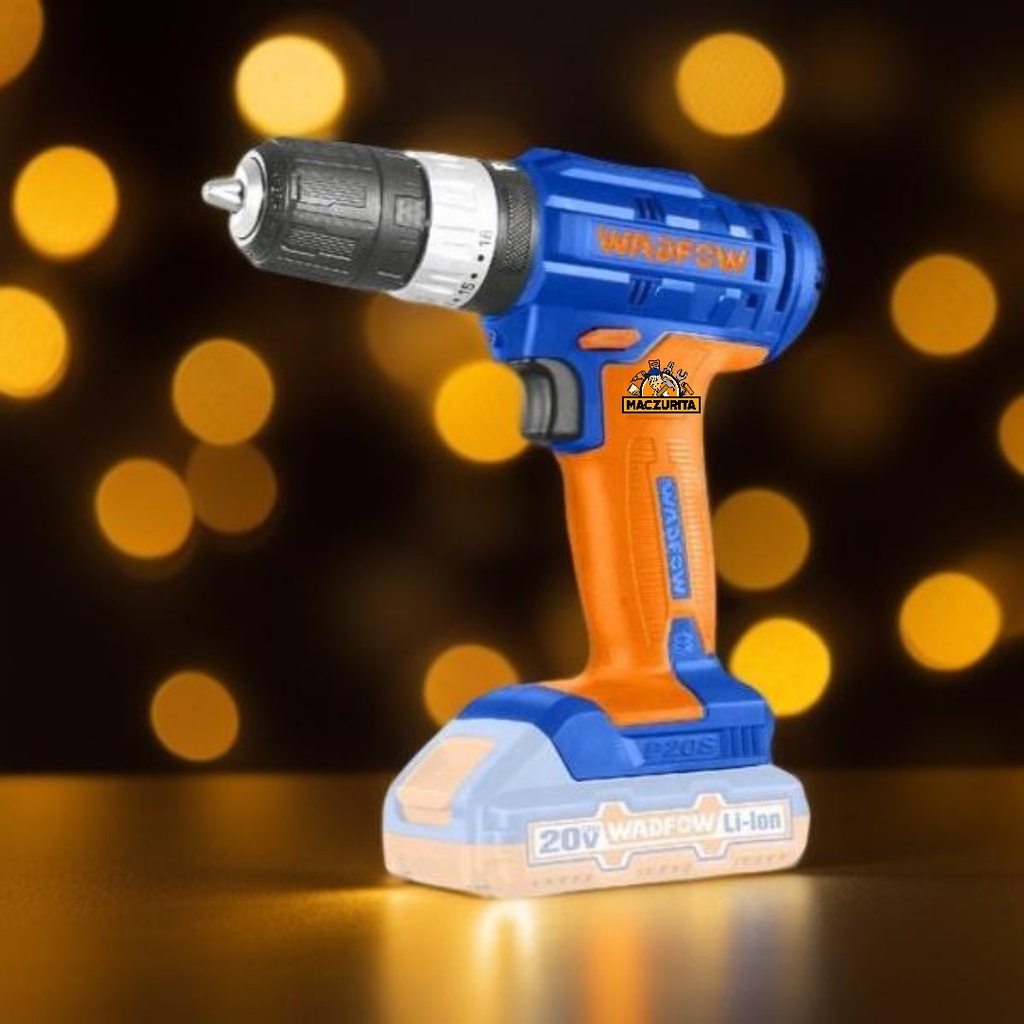 TALADRO INALAMBRICO 20V 1/2´´ 52N.M + 1 BAT 2.0AH + CARG  WADFOW UWCDP5282