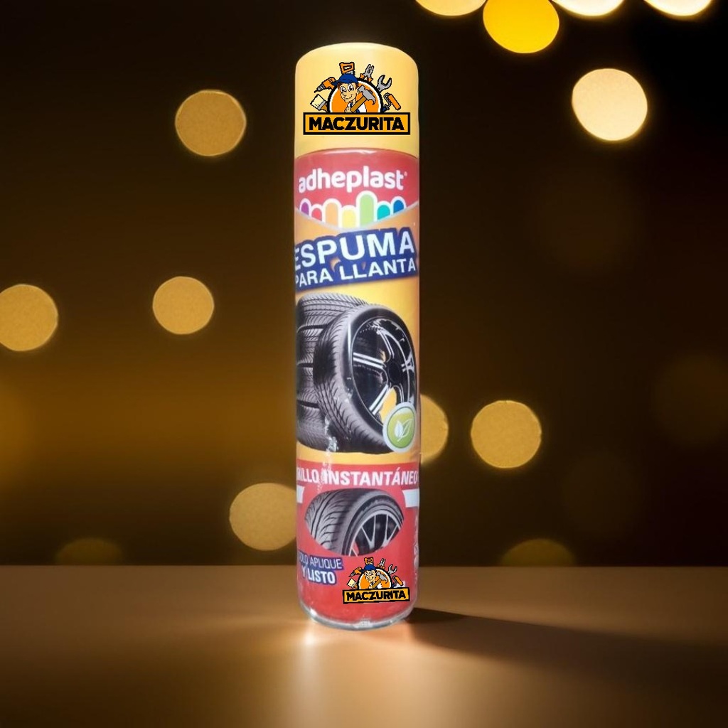ESPUMA LIMPIADORA DE LLANTAS ADHEPLAST 650ML
