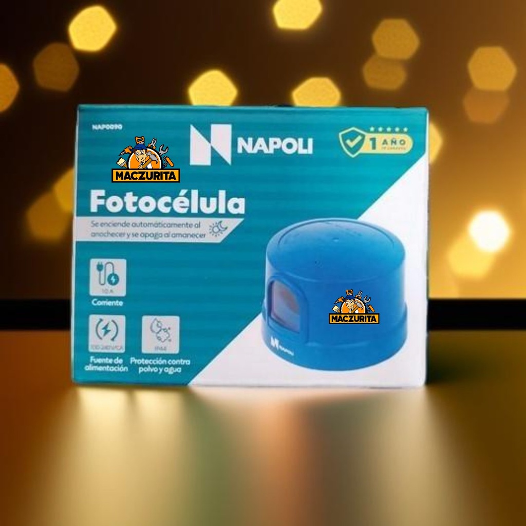 FOTOCELULA MACHO NAPOLI 10A 110-220V