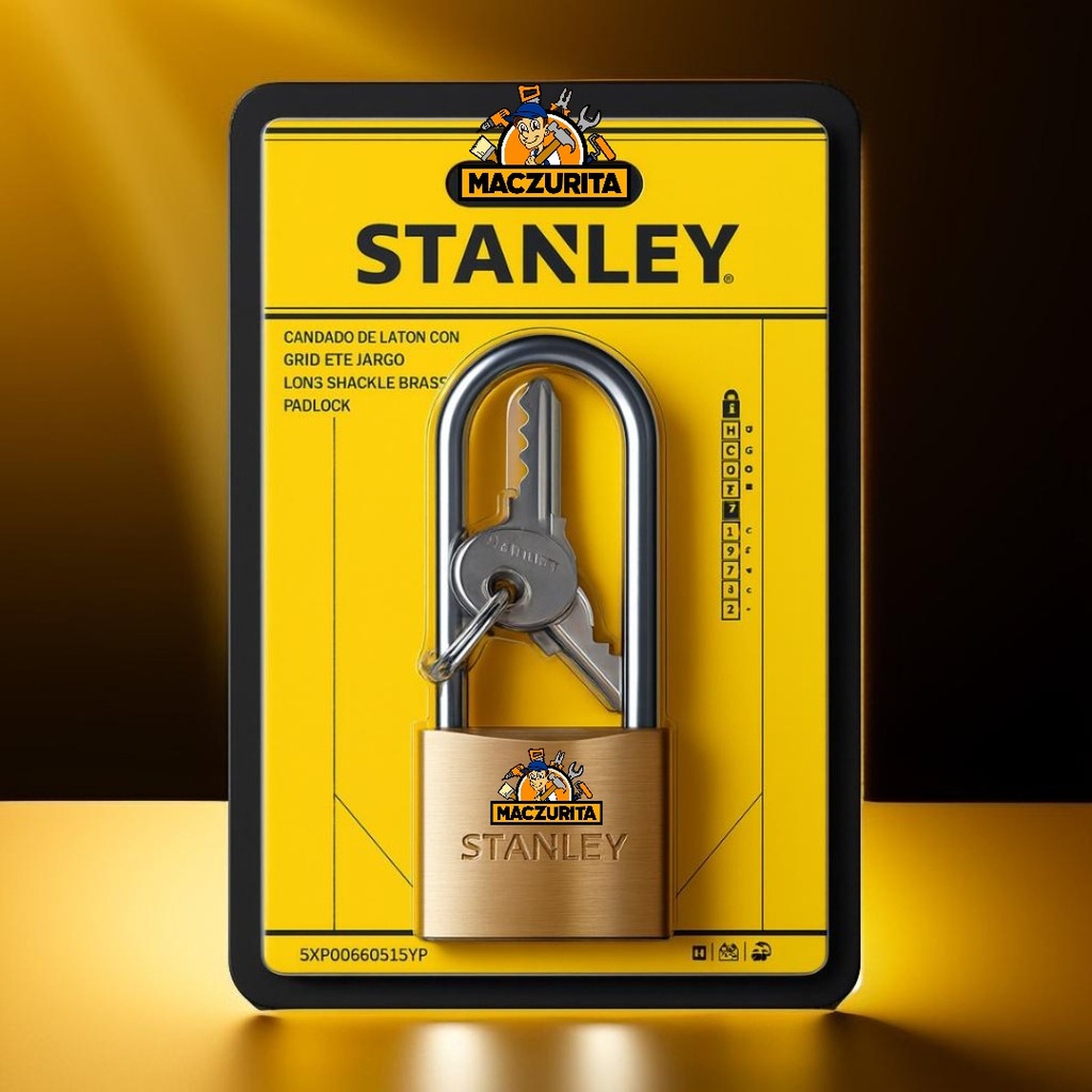 CANDADO 40MM STANLEY CUELLO LARGO