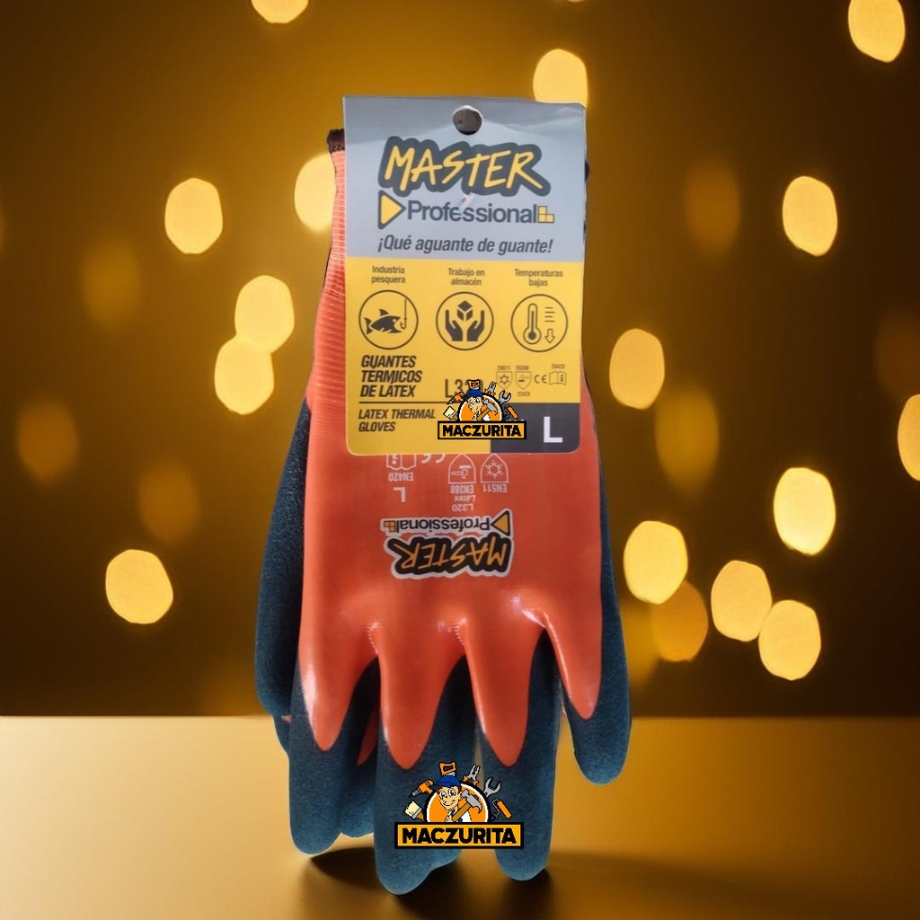 GUANTE MASTER NITRITEX PLUS AZUL N300 TALLA M