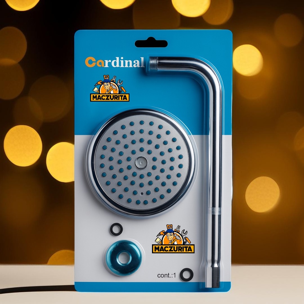 DUCHA 6´´ REDONDA CON TUBO DE 30CM