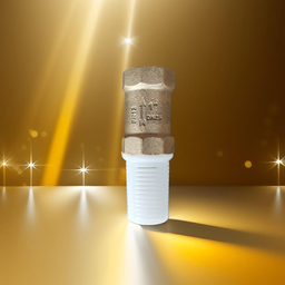 [80771] VALV.CHECK 1´´ BLOCK POLIMEROS VERTICAL C/CANASTILLA PN12 DN20