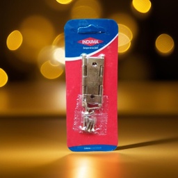 [IND0117] BISAGRA 2´´ DORADA INDUMA PAR C/PASADOR T1106-0018  C/TORN COLOM