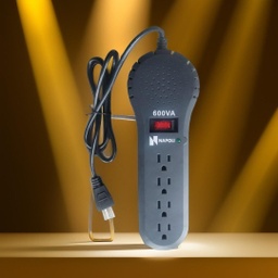 [NAP0055] REGULADOR DE VOLTAJE NAPOLI 4 SERV 600/500VA 300W 92-134VAC