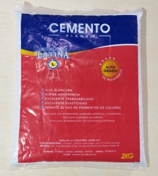 [0001421] CEMENTO BLANCO FUNDA 2KG LATINA