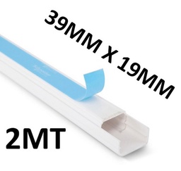 [0001659] CANALETA PLAST. 39MMX19MMX2MT BAOLI C/ADHESIVO