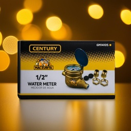 [100353] MEDIDOR DE AGUA 1/2 CHORRO MULTIPLE CENTURY