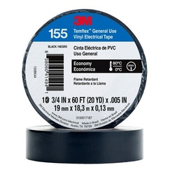 [142142] CINTA AISLANTE 3M 20Y NEGRA TEMFLEX