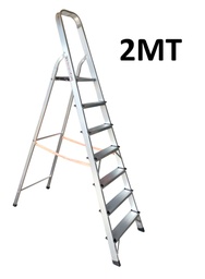 [250607] ESCALERA ALUMINIO 7 PIE 2MT. PRODIZTESA