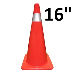 [251482] CONO DE SEGURIDAD ANARANJADO 16´´