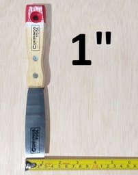 [32100] ESPATULA 1 CMT M/MADERA ROJO 0.5MM