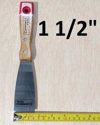 [32150] ESPATULA 1 1/2 CMT M/MADERA ROJO 0.5MM