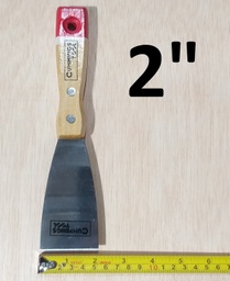 [32200] ESPATULA 2 CMT M/MADERA ROJO 0.5MM