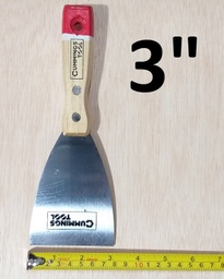 [32300] ESPATULA 3 CMT M/MADERA ROJO 0.5MM