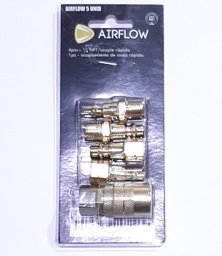 [34925] JGO ACOPLE P/COMP. AIRFLOW 5PCSZ BRONCE 1/4