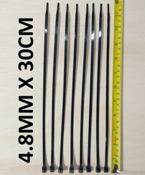 [361820] AMARRA PLASTICA 30CM X 4.8MM NEGRA CONSUN