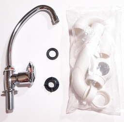 [367532] LLAVE FR. EDESA P/GANSO P/PARED C/SIFON PLASTICO