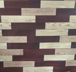 [3752] LINNOLIO ANTIDESLIZANTE RECTANGULO MADERA CAFE CREMA 3752