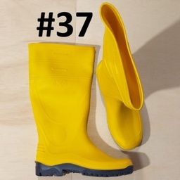 [4000037] BOTA 37 BOOTS NITRILO 4X4 C/F AMARILLO/NEGRO