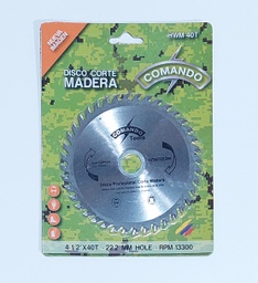 [40T] SIERRA CIRC. 4 1/2 COMANDO 40T DIENTES