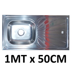 [431882] FREGADERO 1 POZO 100X50 (SBSD1105C INSET) DANU