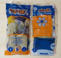 [433640] GUANTE NITRILO 8 CORRUGADO MASTER T.8