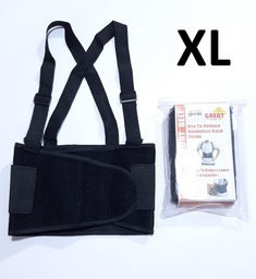 [4349] CINTURON PROT.COLUMN.LUMBARES XL NEGRO GREAT