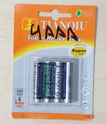 [4AAA] PILA TIANQIU AAA X 4 UNIDADES BLISTER