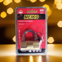 [4C20423] CANDADO MEIKO BARRIL 50MM PINTADO